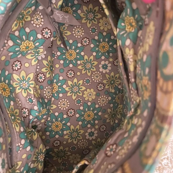 Vera Bradley Removable Chain Shoulder Bag in Retired Lemon Parfait- NWOT - Picture 3 of 7